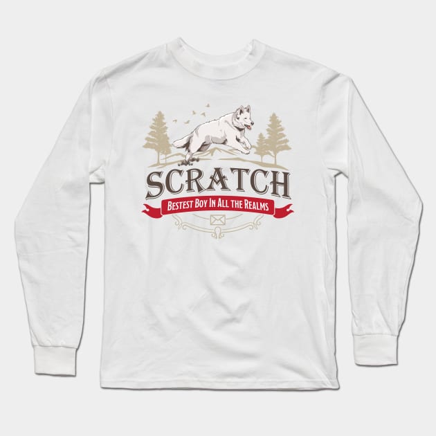 Scratch - Bestest Boy in all the Realms Long Sleeve T-Shirt by Milmino